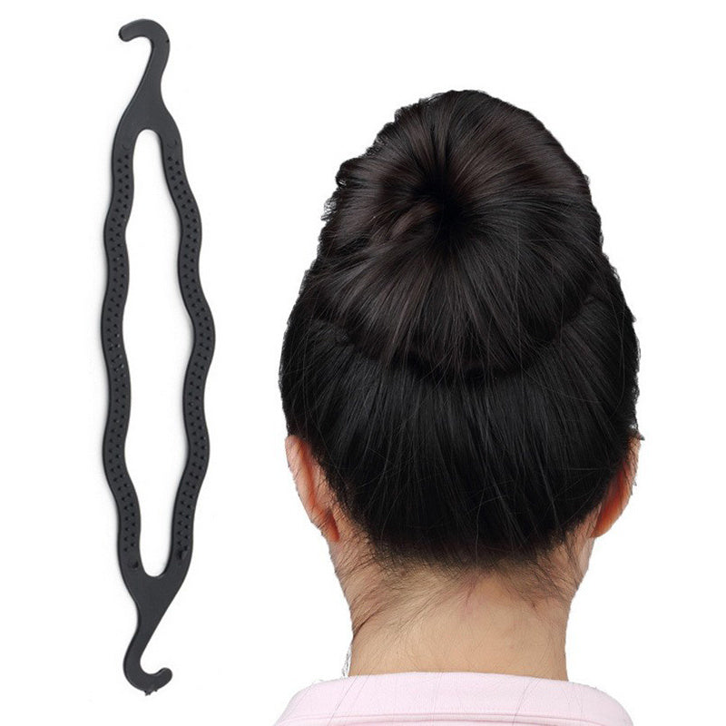 Hairstyle double hook hairpin Plastic Korean hair dryer Meatball head flower skull magic hair stick